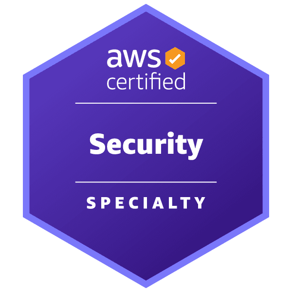 AWS Certified Security - Specialty badge